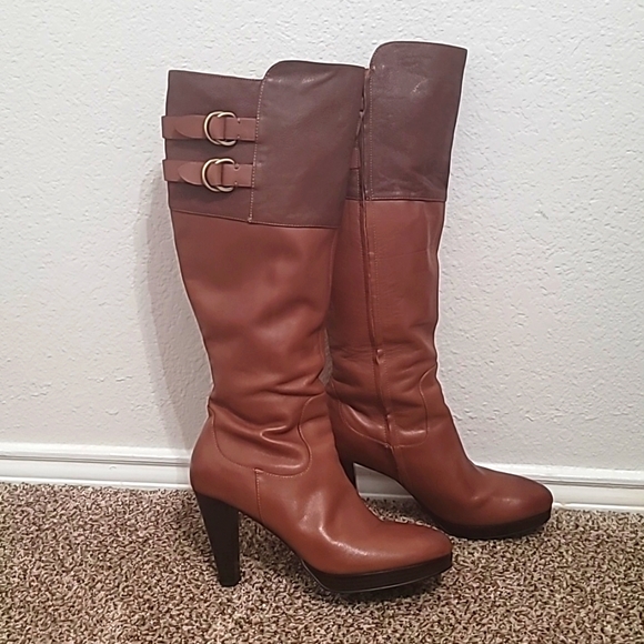 Cole Haan Nike Air tall boots sz 10.5 - Picture 1 of 7